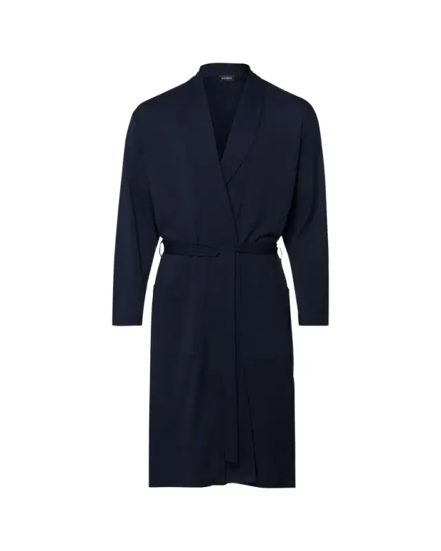 Hanro Men's Night Day Interlock Cotton Robe