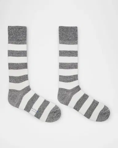 Paul Smith Men's Barry Thick Stripe Crew Socks | Thumbnail 6