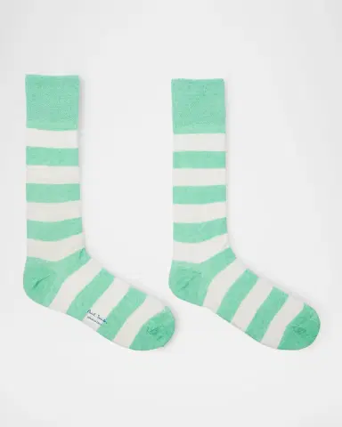 Paul Smith Men's Barry Thick Stripe Crew Socks | Thumbnail 8