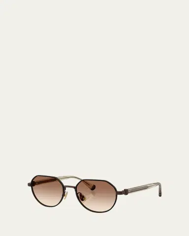 Brunello Cucinelli BC1007T Round Titanium Sunglasses | Thumbnail 2 Brunello Cucinelli BC1007T Round Titanium Sunglasses | Thumbnail 2