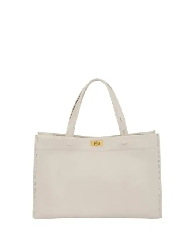 Anya Hindmarch Mortimer Small Calfskin Tote Bag
