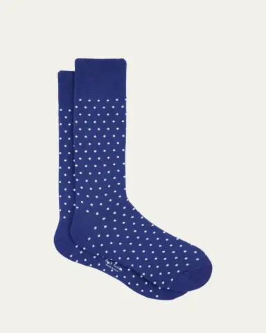 Paul Smith Men's Jeremy Polka Dot Crew Socks | Thumbnail 2