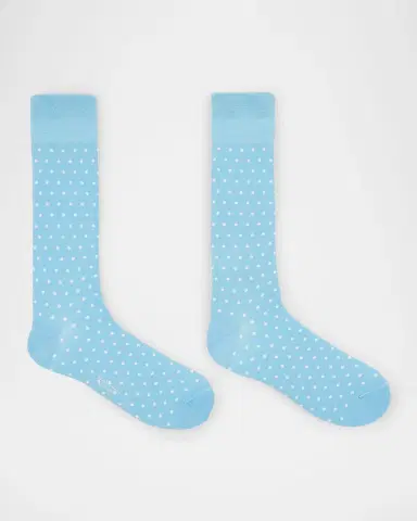 Paul Smith Men's Jeremy Polka Dot Crew Socks | Thumbnail 4