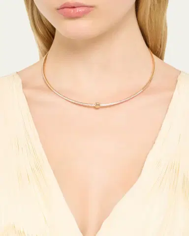 Pomellato Together 18K Rose Gold Diamond Collar | Thumbnail 2