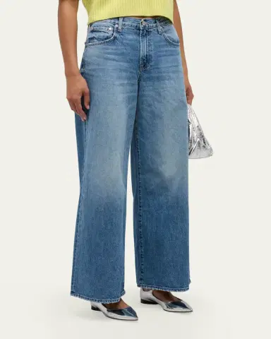 TWP Tiny Dancer Wide-Leg Denim Jeans | Thumbnail 4