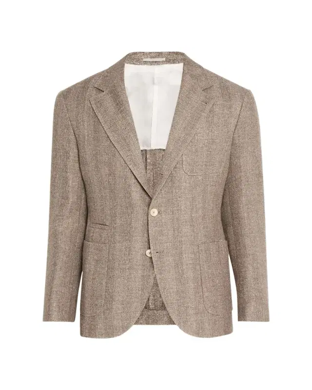 Men's Textured Chevron Sport Jacket