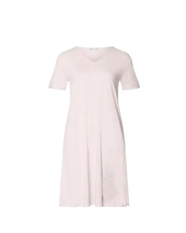 Belina Embroidered-Inset Cotton Nightgown