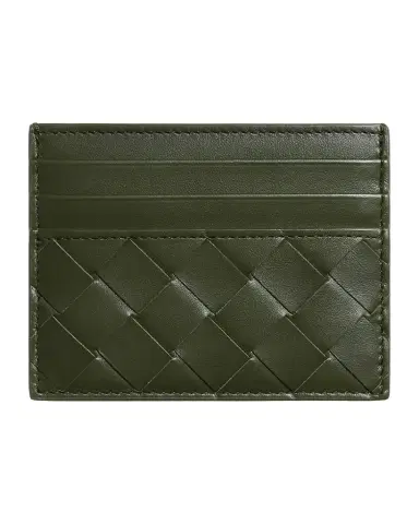 Bottega Veneta Men's Intrecciato 15 Leather Card Holder | Thumbnail 1