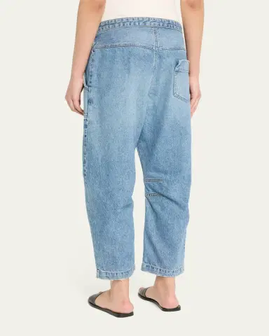 TWP Jetties Beach Drawstring Barrel-Leg Jeans | Thumbnail 7 TWP Jetties Beach Drawstring Barrel-Leg Jeans | Thumbnail 7