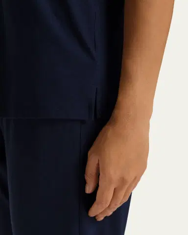 Hanro V-Neck Sleep and Lounge Cotton T-Shirt | Thumbnail 7