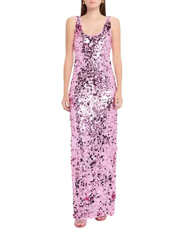 Bex Sequined Maxi Tank Dress