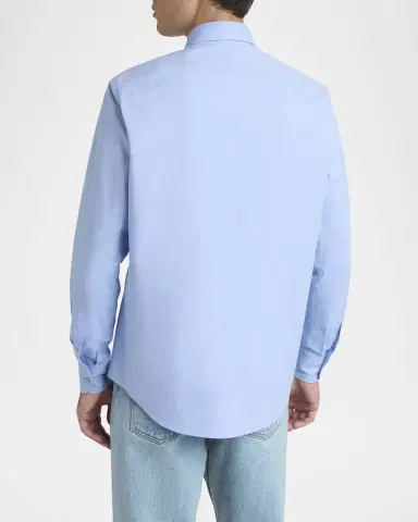 Valentino Garavani Men's Oxford Button-Collar Dress Shirt | Thumbnail 3 Valentino Garavani Men's Oxford Button-Collar Dress Shirt | Thumbnail 3
