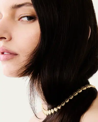 Pamela Zamore 18K Yellow Gold Eos Collar Necklace | Thumbnail 3