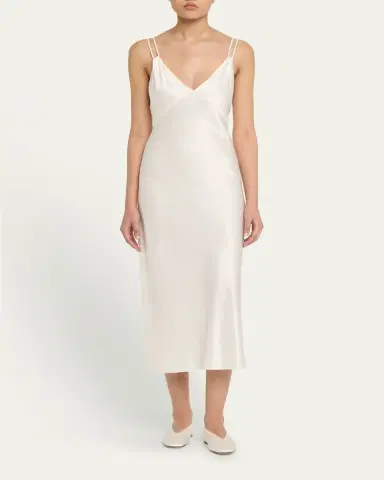 ALICE + OLIVIA Kiro V-Neck Slip Dress | Thumbnail 4