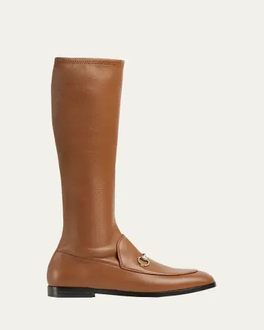 Gucci Jordaan Nappa Knee-High Boots | Thumbnail 4