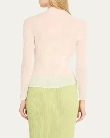 Issey Miyake Chiffon Twist Bk Wt 56 Top | Thumbnail 7 Issey Miyake Chiffon Twist Bk Wt 56 Top | Thumbnail 7