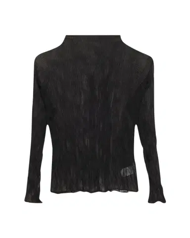 Issey Miyake Chiffon Twist Bk Wt 56 Top | Thumbnail 1 Issey Miyake Chiffon Twist Bk Wt 56 Top | Thumbnail 1
