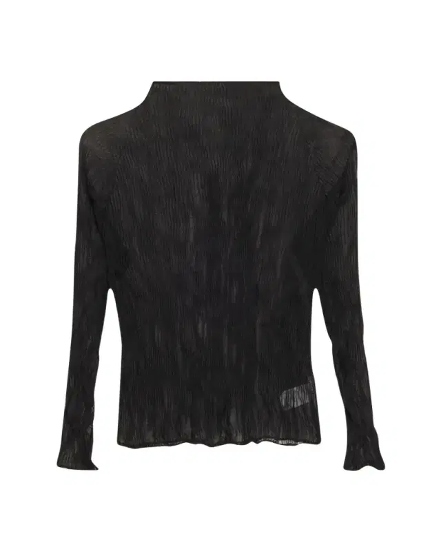 Issey Miyake Chiffon Twist Bk Wt 56 Top