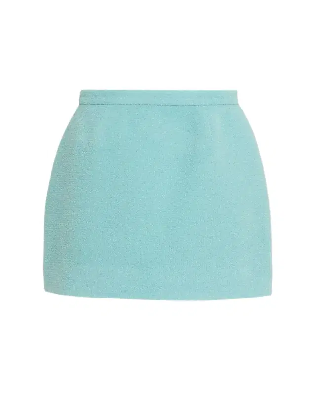 Aqua Boucle Mini Skirt