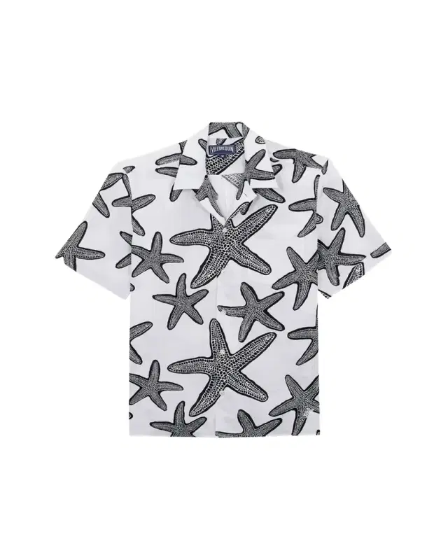 Vilebrequin Men's Starfish-Print Camp Shirt