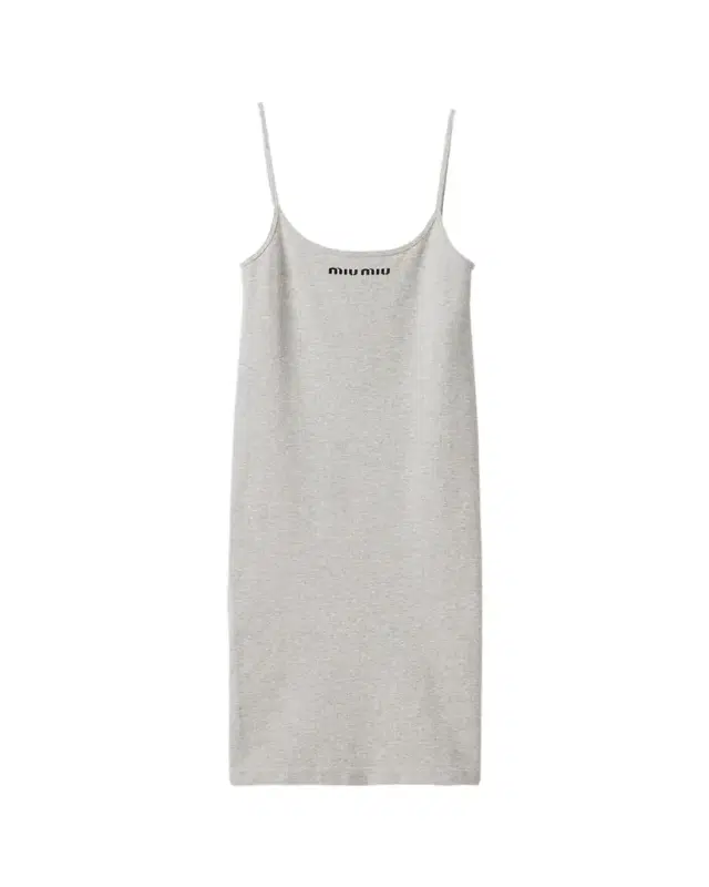 Knee-Length Rib Tank Dress