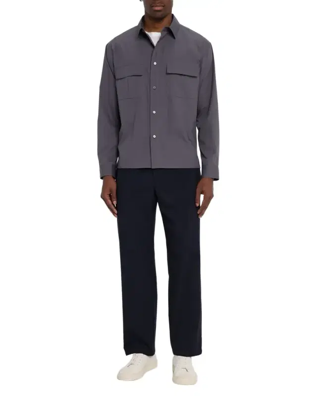 Men's Multi-Pocket Button-Down Shirt