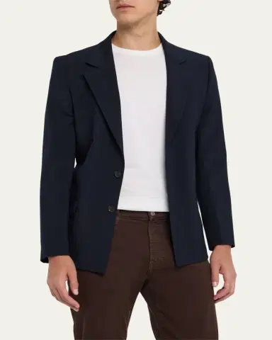 FRAME Men's Unlined Wool Blazer | Thumbnail 4