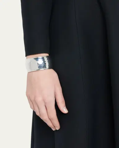 Ippolita Statement Hammered Cuff Bracelet in Sterling | Thumbnail 2 Ippolita Statement Hammered Cuff Bracelet in Sterling | Thumbnail 2