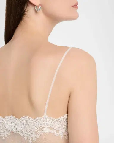 Chloé Fitted Lace Embroidered Tank Top | Thumbnail 4