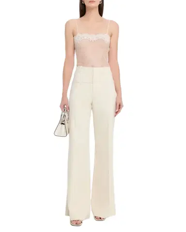 Chloé Fitted Lace Embroidered Tank Top | Thumbnail 1