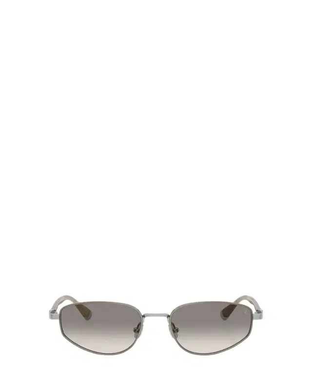 Brunello Cucinelli BC2008ST Titanium Oval Sunglasses