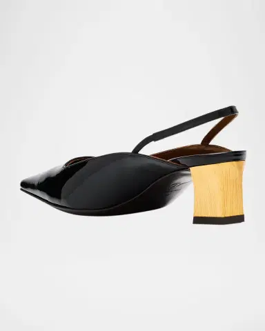 Giuseppe Zanotti Patent Leather Slingback Pumps | Thumbnail 4 Giuseppe Zanotti Patent Leather Slingback Pumps | Thumbnail 4