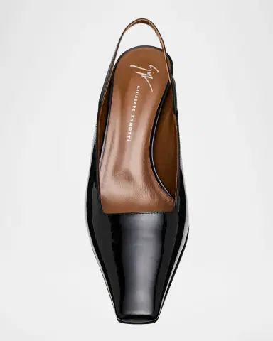 Giuseppe Zanotti Patent Leather Slingback Pumps | Thumbnail 6 Giuseppe Zanotti Patent Leather Slingback Pumps | Thumbnail 6