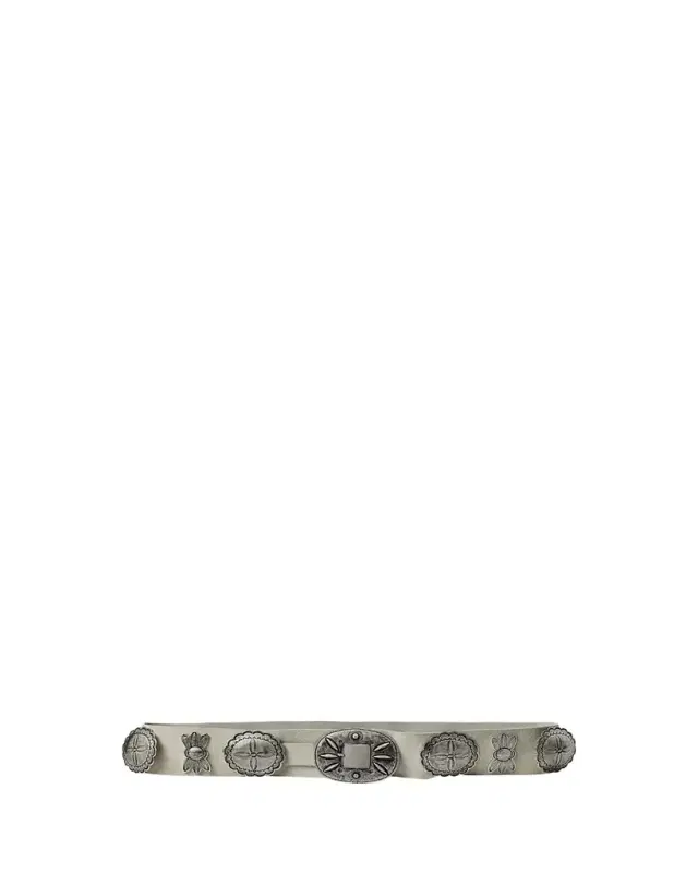 Ralph Lauren Collection Casted Concho Leather Belt