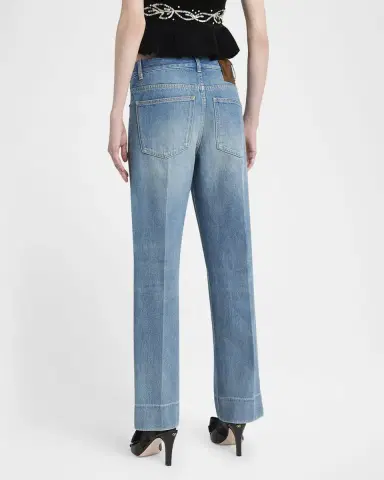 Valentino Garavani Straight Leg Denim Pants | Thumbnail 2