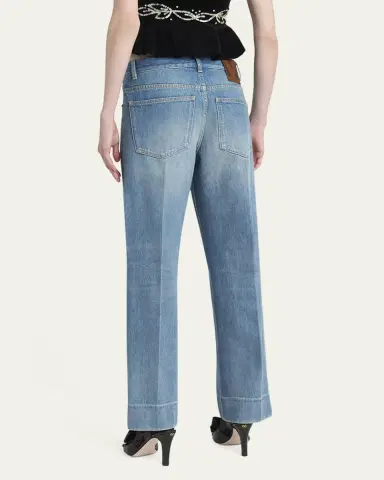 Valentino Garavani Straight Leg Denim Pants | Thumbnail 7