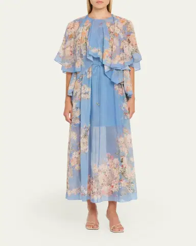Zimmermann Cascadian Tiered Maxi Dress | Thumbnail 2 Zimmermann Cascadian Tiered Maxi Dress | Thumbnail 2