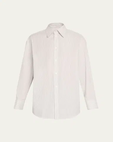 Saint Laurent Long-Sleeve Collared Button-Down Blouse | Thumbnail 5 Saint Laurent Long-Sleeve Collared Button-Down Blouse | Thumbnail 5