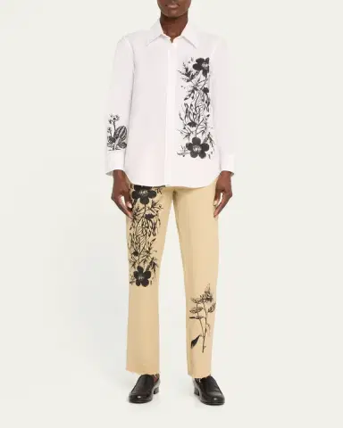 Libertine Goth Botanical Chino Pants | Thumbnail 2 Libertine Goth Botanical Chino Pants | Thumbnail 2