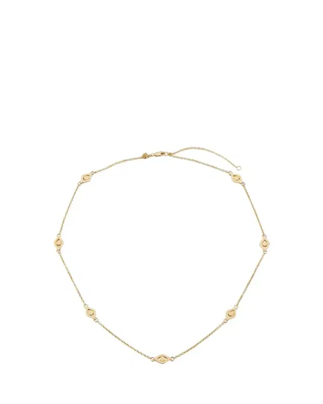 Sydney Evan 14K Yellow Gold Medium Evil Eye Chain Necklace