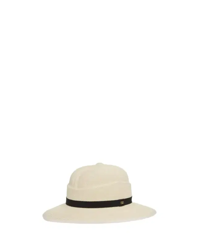 Men's VLogo Signature Large Brim Fedora Hat