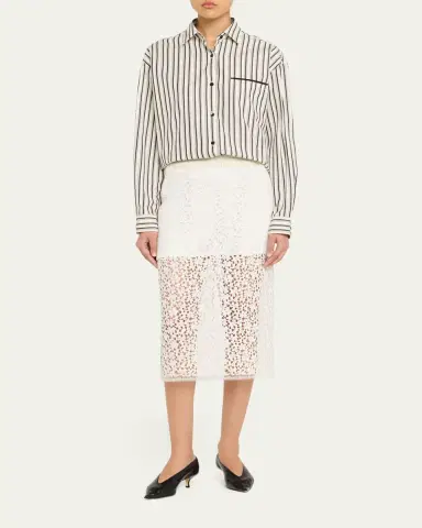 Maria McManus Lace Ruched Skirt | Thumbnail 2 Maria McManus Lace Ruched Skirt | Thumbnail 2