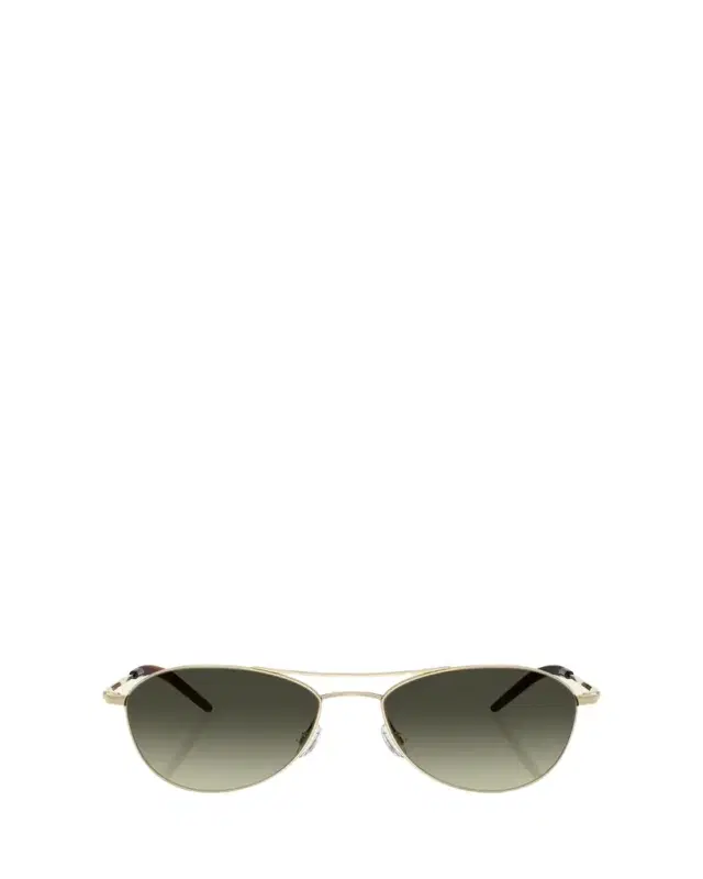 Oliver Peoples Aero II Steel Aviator Sunglasses