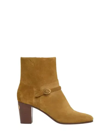 Valentino Garavani Pattie Suede Buckle Ankle Boots | Thumbnail 1 Valentino Garavani Pattie Suede Buckle Ankle Boots | Thumbnail 1