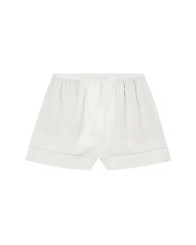 Ladder Embroidered Poplin Shorts