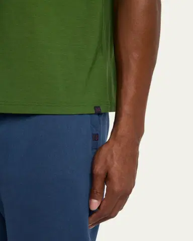Derek Rose Basel Micro Modal Stretch Crewneck T-Shirt | Thumbnail 5