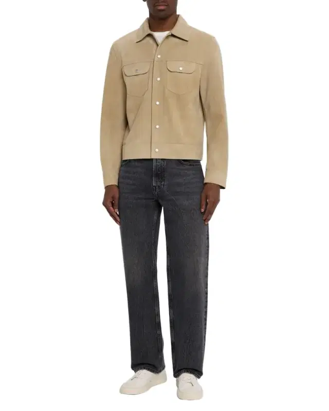 Men's Suede Trucker Jacket