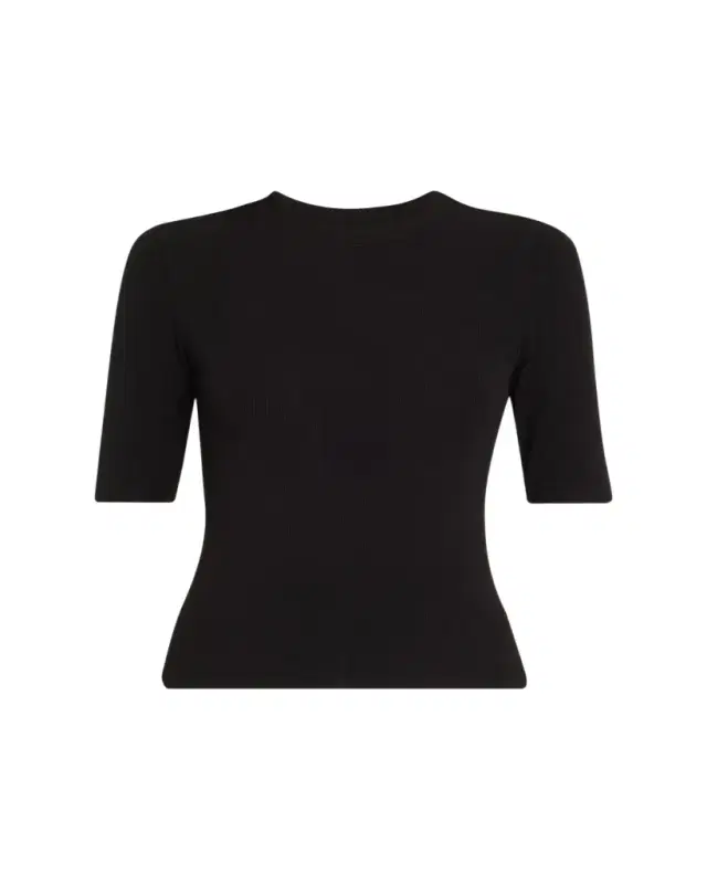 FRAME Ribbed Crewneck Tee
