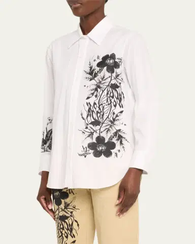 Libertine Goth Botanical New Classic Shirt | Thumbnail 4