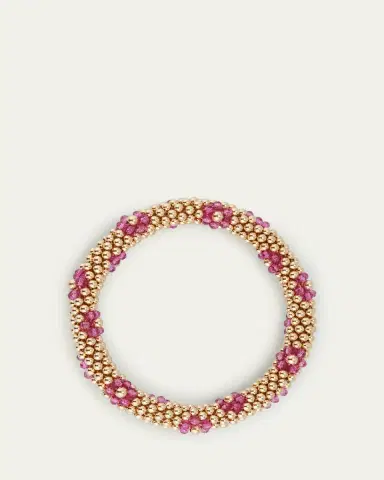 Meredith Frederick Daisy Zircon Bracelet, Pink | Thumbnail 6